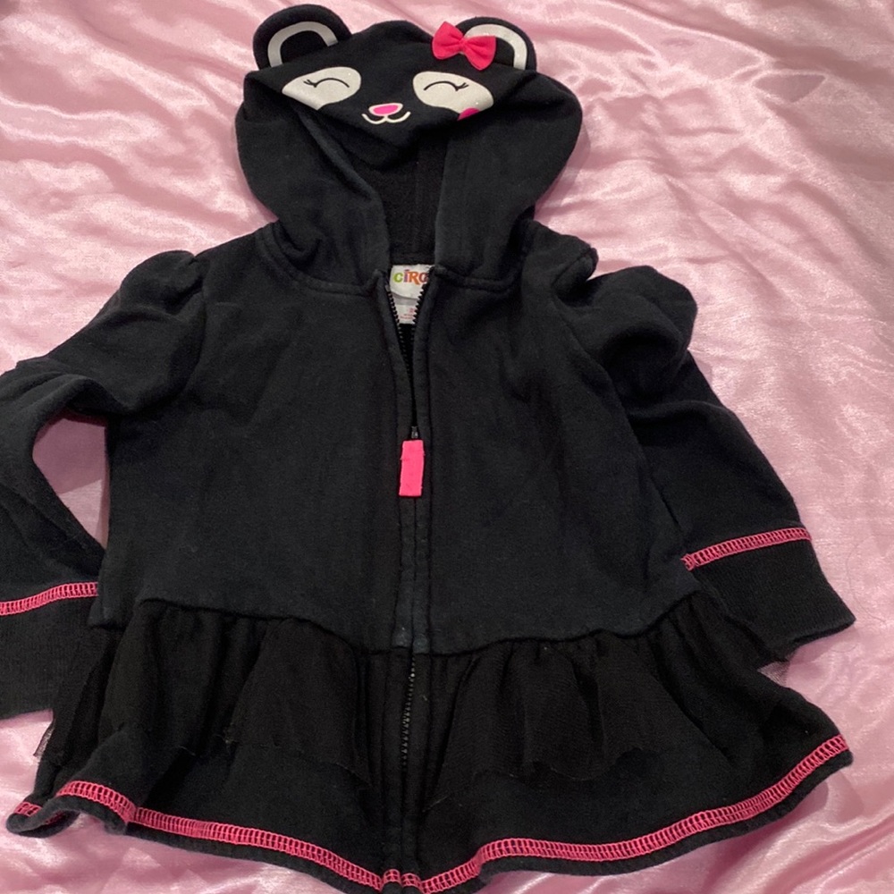 Bear hooded jacket with ears